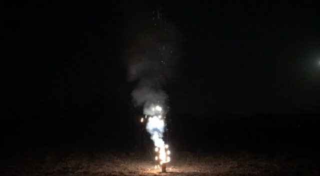 「ブルブル」という噴出花火を実際やってみた感想
