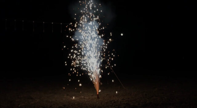 「煌キラメキ」という噴出花火を実際に使用した感想